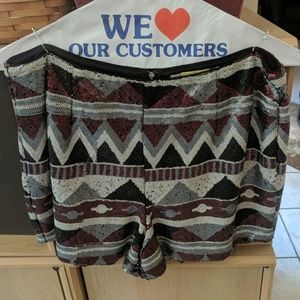 Sequin shorts